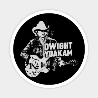 Dwight Yoakam Playing Guitar Magnet